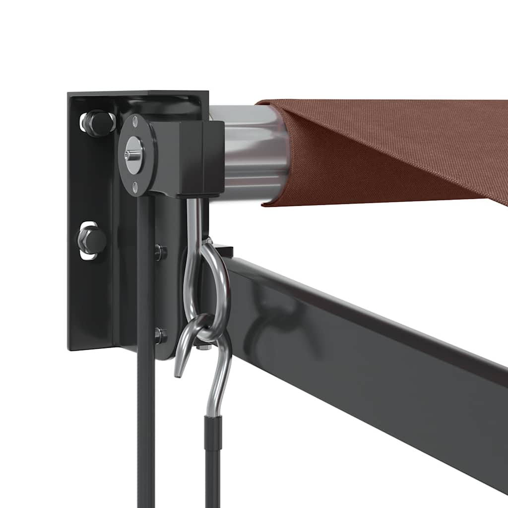 Tenda da Sole Retrattile Automatica Marrone 350x250 cm