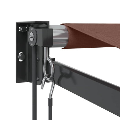 Tenda da Sole Retrattile Automatica Marrone 350x250 cm