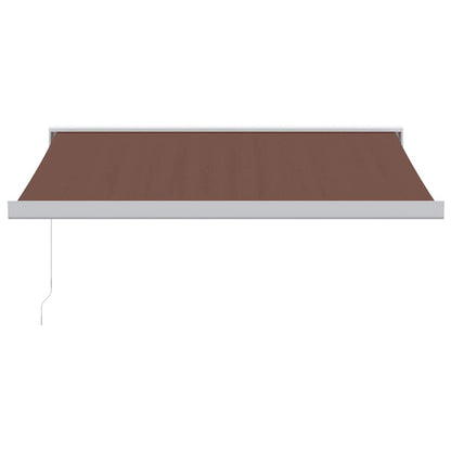 Tenda Sole Retrattile Manuale 350x250 cm Marrone