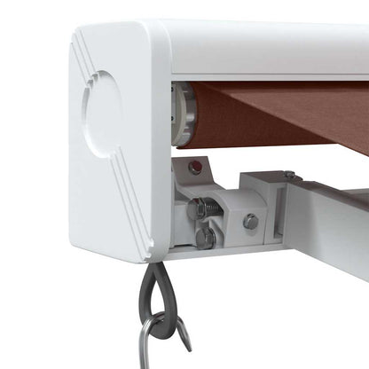 Tenda Sole Retrattile Manuale 350x250 cm Marrone