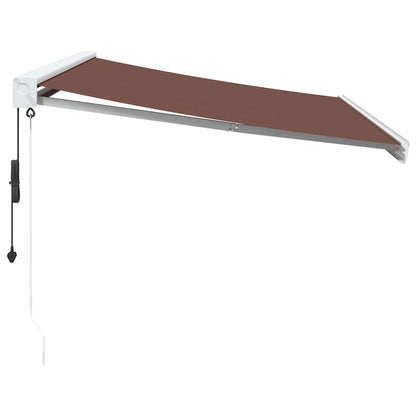 Tenda da Sole Retrattile Automatica Marrone 350x250 cm