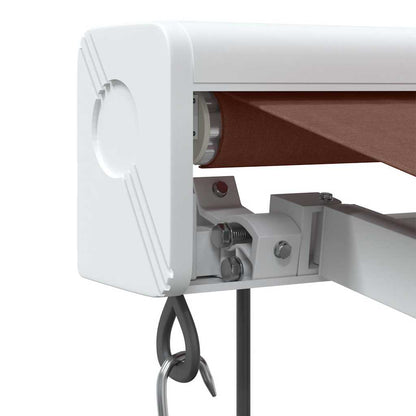 Tenda da Sole Retrattile Automatica Marrone 350x250 cm