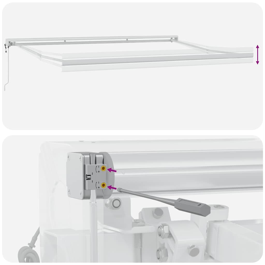 Tenda da Sole Retrattile Automatica Marrone 450x300 cm | homemem39