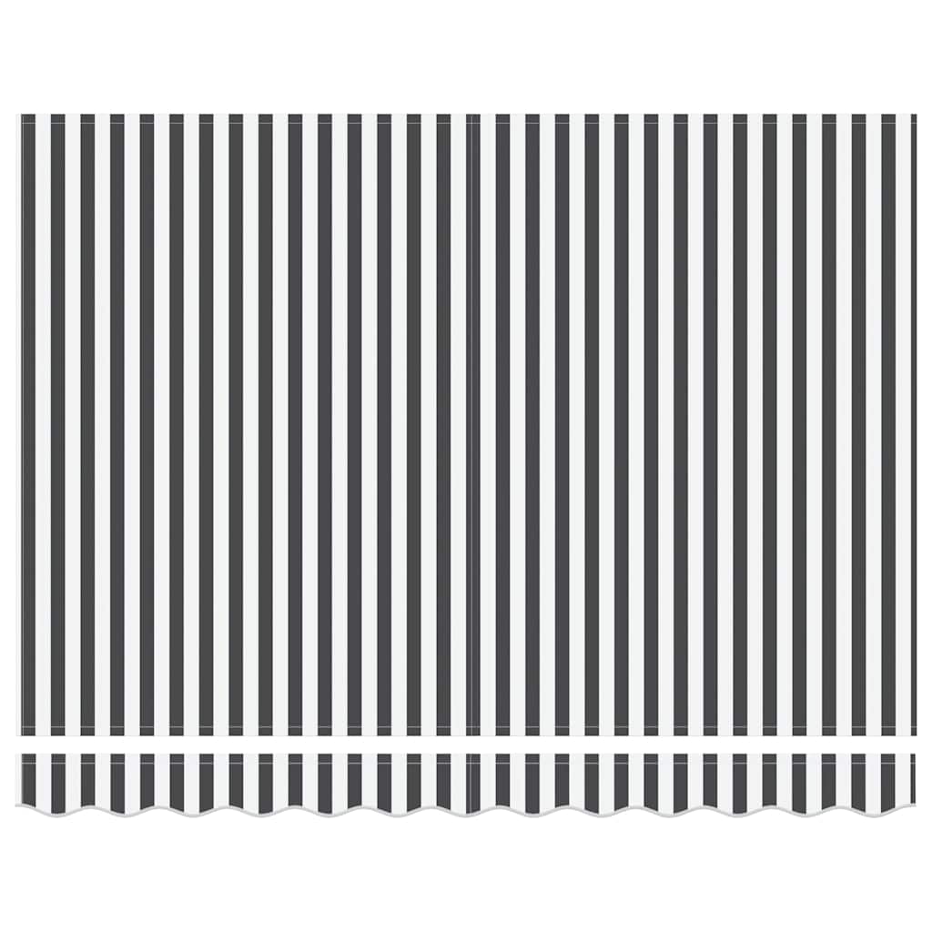 Tenda Sole Retrattile Automatica 300x250 cm Antracite e Bianco