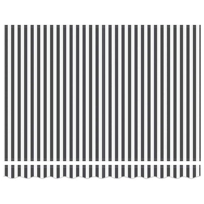 Tenda Sole Retrattile Automatica 300x250 cm Antracite e Bianco