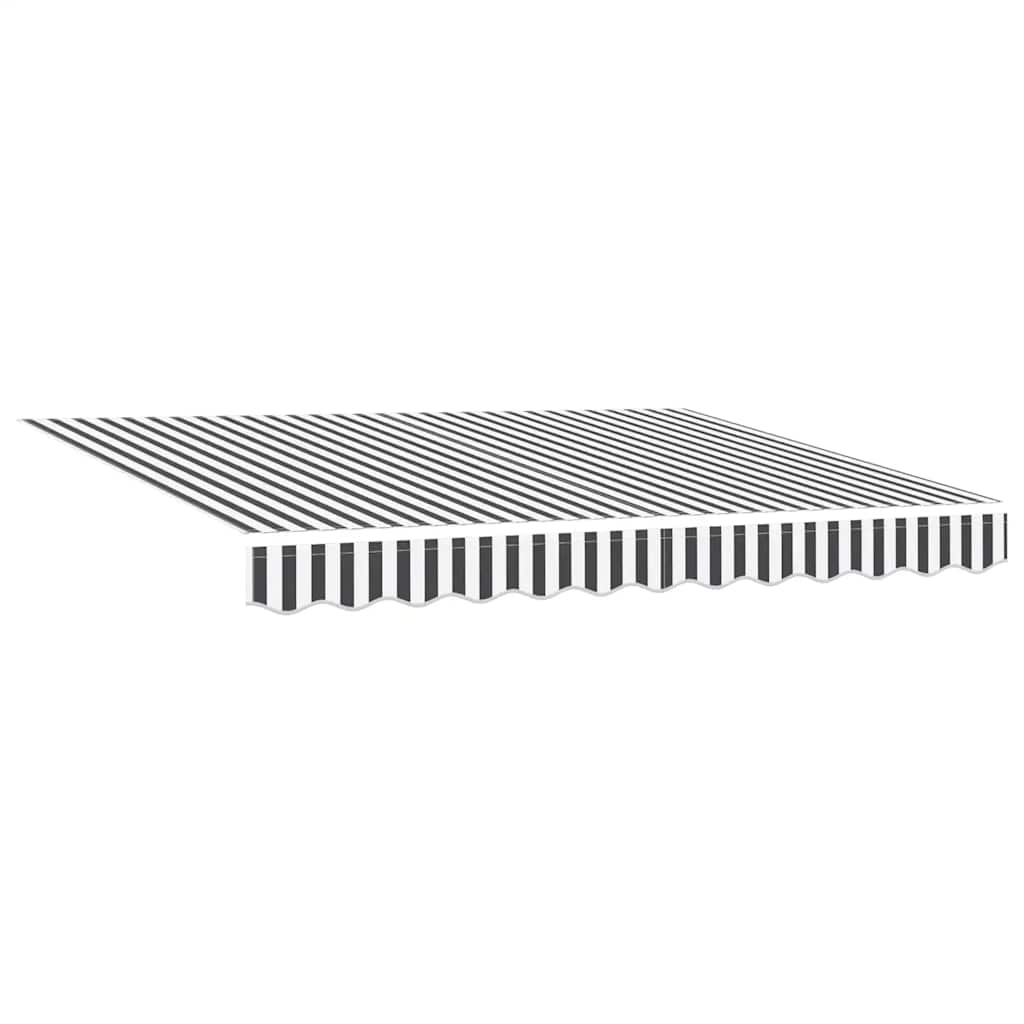 Tenda Retrattile Automatica LED Antracite e Bianco 300x250 cm | homemem39