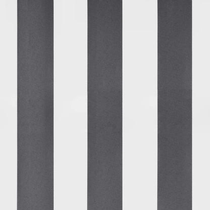 Tenda Sole Retrattile Manuale LED Antracite e Bianco 600x350 cm