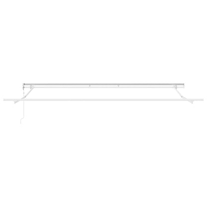 Tenda Sole Retrattile Automatica 400x300 cm Antracite e Bianco