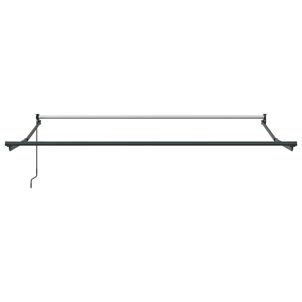 Tenda da Sole Antracite e Bianca 3x2,5 m Tessuto e Alluminio | homemem39