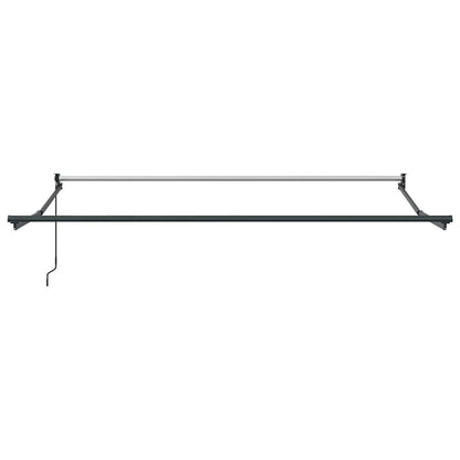 Tenda da Sole Antracite e Bianca 3x2,5 m Tessuto e Alluminio | homemem39