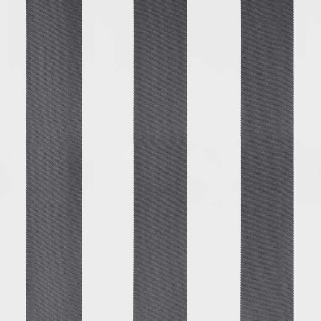 Tenda Retrattile Antracite e Bianca 3,5x2,5m Tessuto/Alluminio