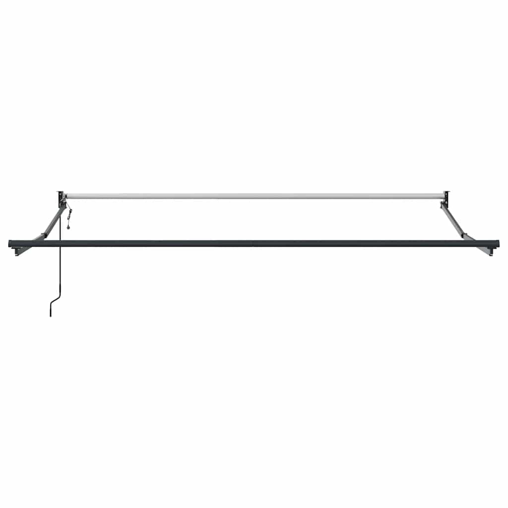 Tenda da Sole Antracite e Bianca 3x2,5 m Tessuto e Alluminio | homemem39