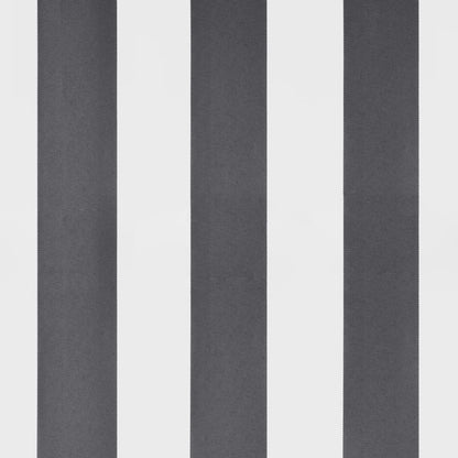 Tenda Retrattile Antracite e Bianca 3,5x2,5m Tessuto/Alluminio