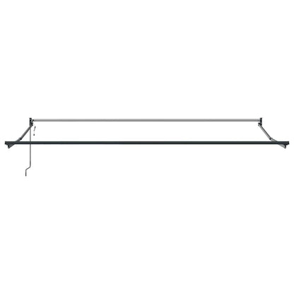 Tenda Retrattile Antracite e Bianca 5x3 m Tessuto e Alluminio | homemem39
