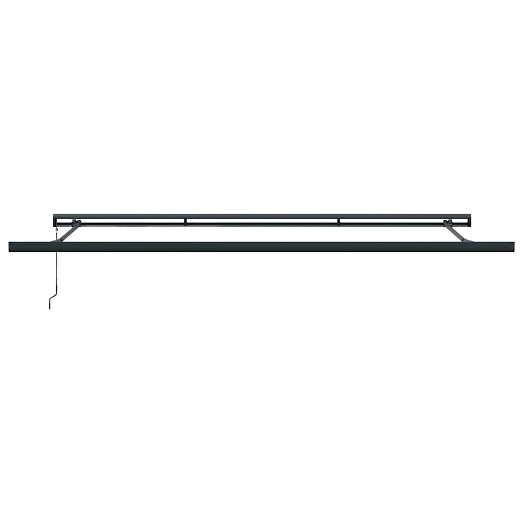 Tenda Retrattile Antracite e Bianca 4x3 m Tessuto e Alluminio | homemem39