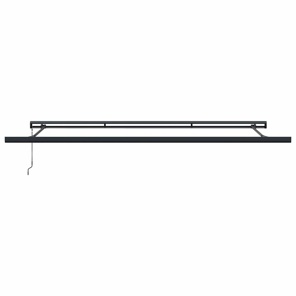 Tenda Retrattile Antracite e Bianca 4,5x3 m Tessuto e Alluminio | homemem39