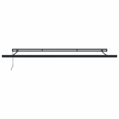 Tenda Retrattile Antracite e Bianca 4,5x3 m Tessuto e Alluminio | homemem39