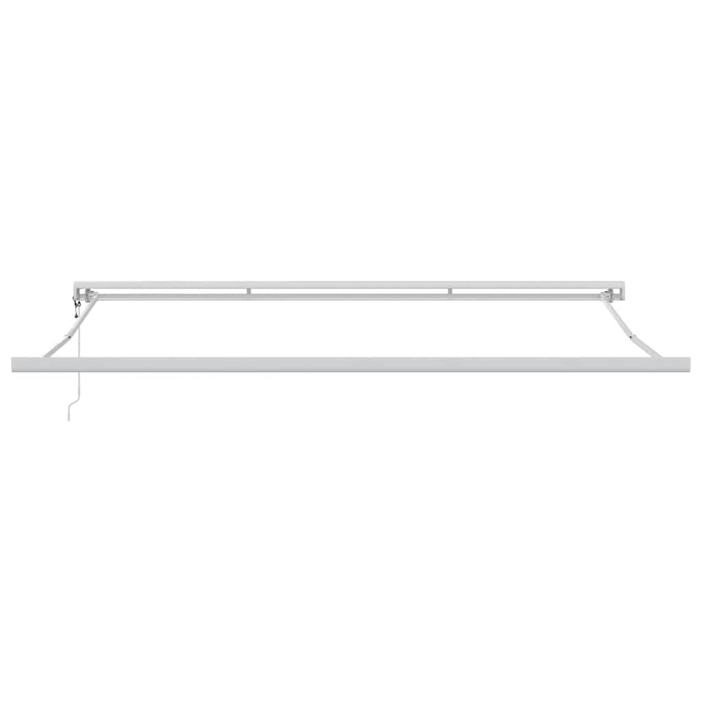 Tenda Retrattile Antracite e Bianca 4x3 m Tessuto e Alluminio | homemem39