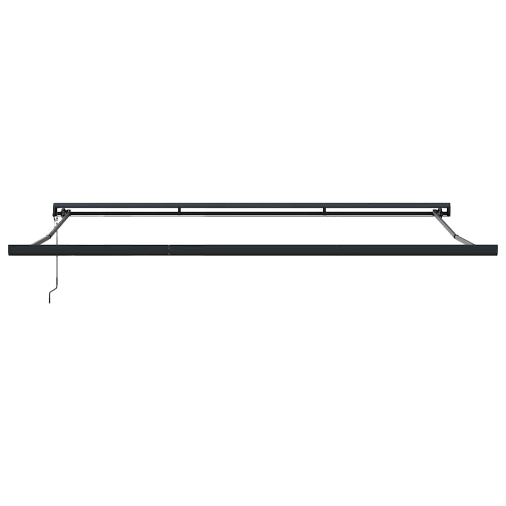 Tenda Retrattile Antracite e Bianca 4x3 m Tessuto e Alluminio | homemem39