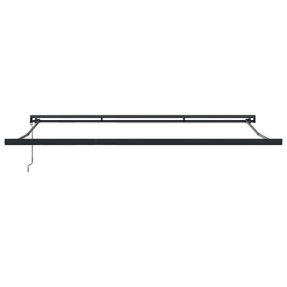 Tenda Retrattile Antracite e Bianca 4x3 m Tessuto e Alluminio | homemem39