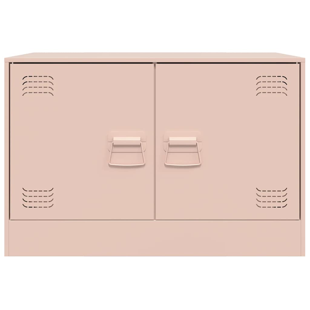 Mobili TV 2 pz Rosso 67x39x44 cm in Acciaio | homemem39