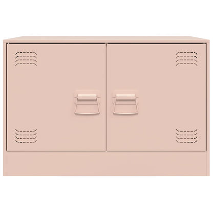 Mobili TV 2 pz Rosso 67x39x44 cm in Acciaio | homemem39