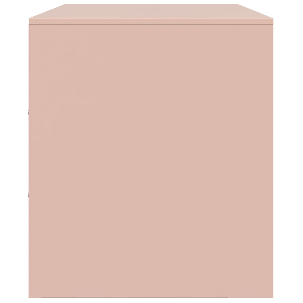 Mobili TV 2 pz Rosso 67x39x44 cm in Acciaio | homemem39