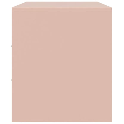 Mobili TV 2 pz Rosso 67x39x44 cm in Acciaio | homemem39