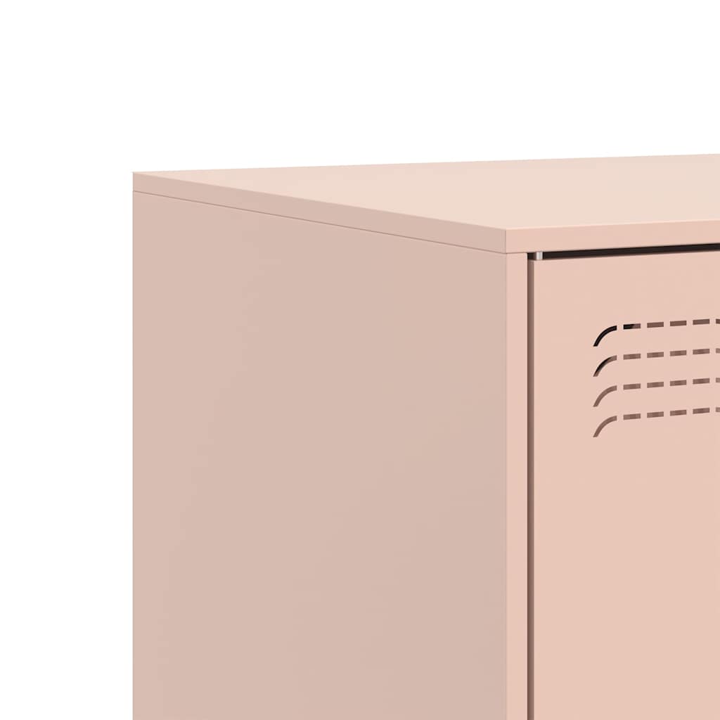 Mobili TV 2 pz Rosso 67x39x44 cm in Acciaio | homemem39