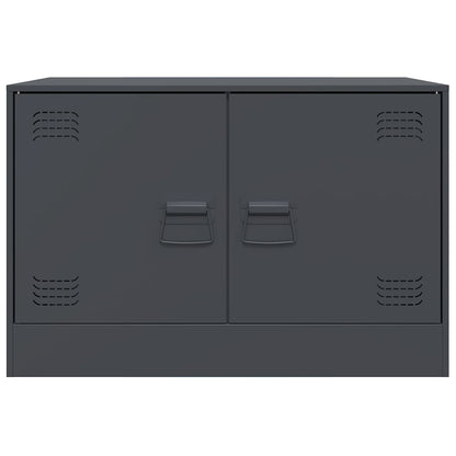 Mobili TV 2 pz Antracite 67x39x44 cm in Acciaio | homemem39