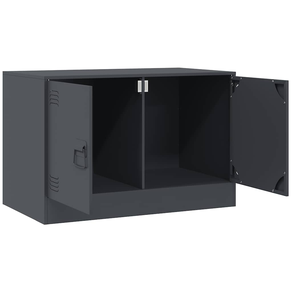 Mobili TV 2 pz Antracite 67x39x44 cm in Acciaio | homemem39