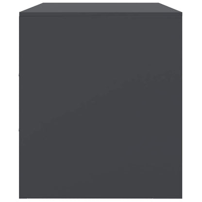 Mobili TV 2 pz Antracite 67x39x44 cm in Acciaio | homemem39