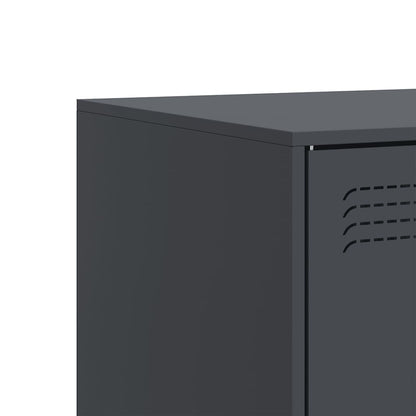 Mobili TV 2 pz Antracite 67x39x44 cm in Acciaio | homemem39