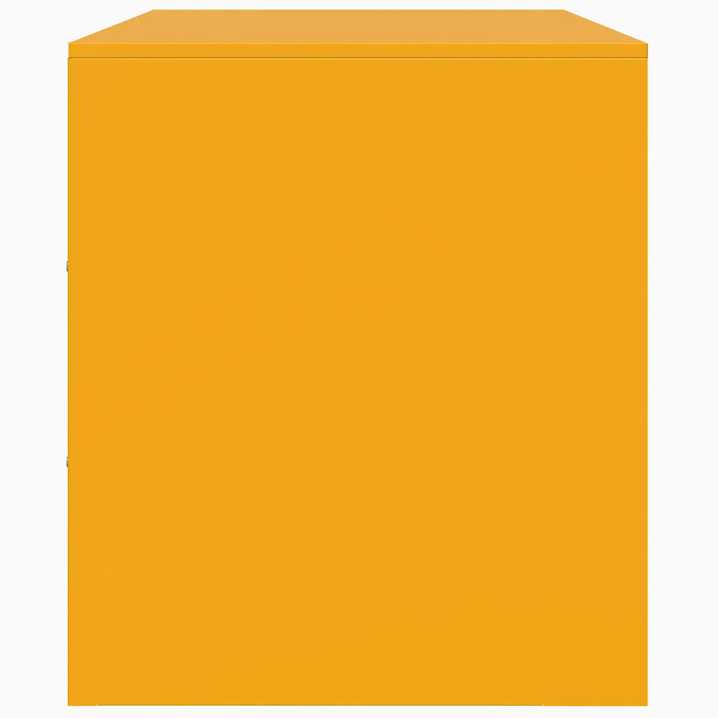 Mobili TV 2 pz Giallo Senape 67x39x44 cm in Acciaio - homemem39