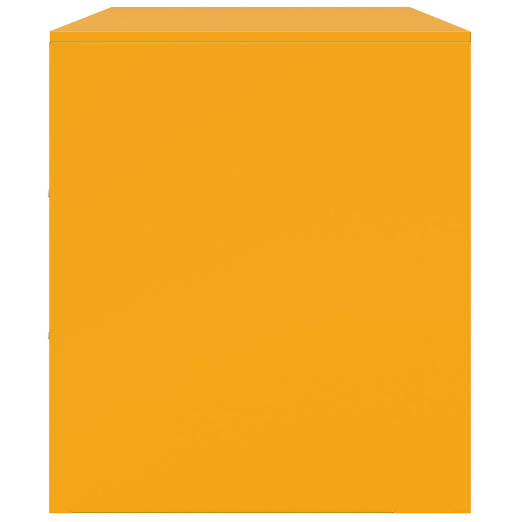 Mobili TV 2 pz Giallo Senape 67x39x44 cm in Acciaio | homemem39