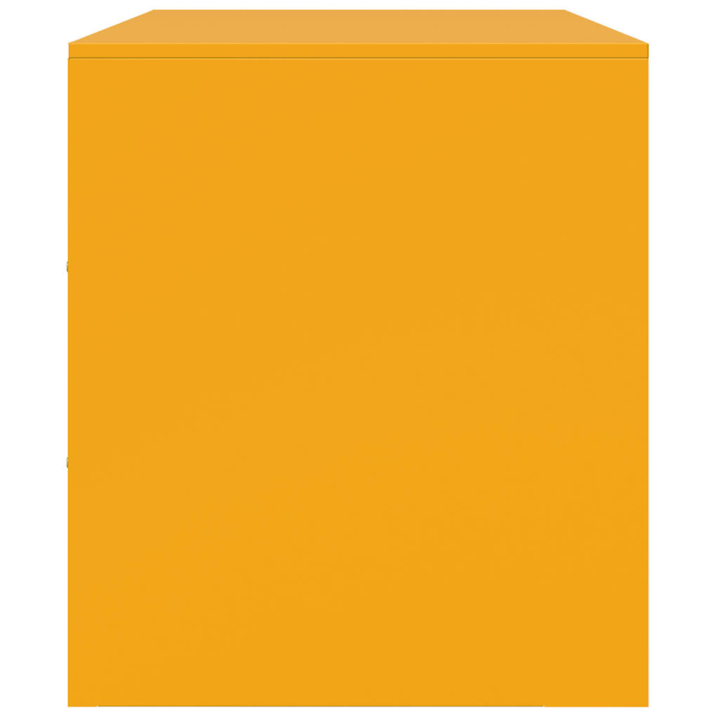Mobili TV 2 pz Giallo Senape 67x39x44 cm in Acciaio - homemem39