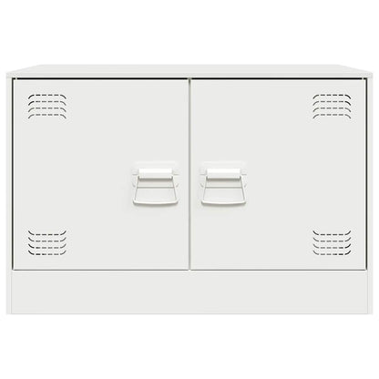 Mobili TV 2 pz Bianchi 67x39x44 cm in Acciaio | homemem39