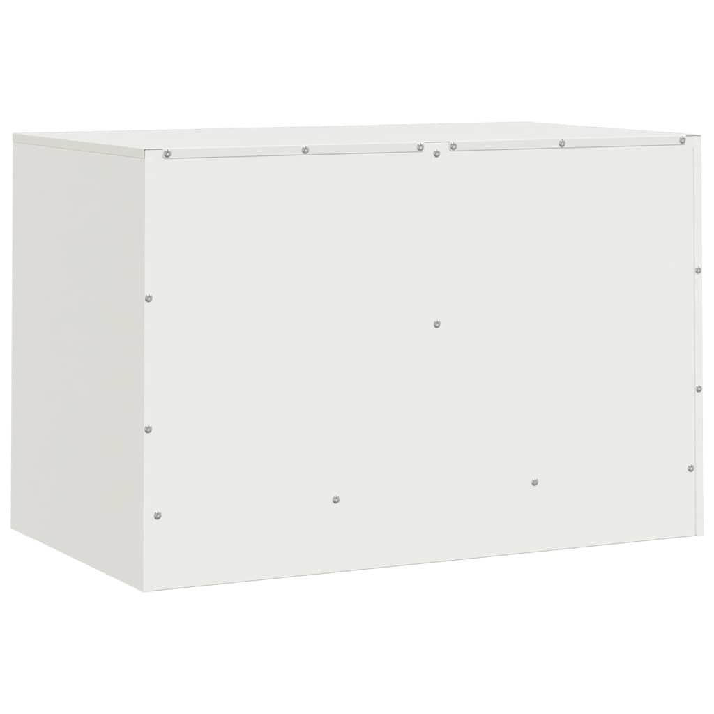 Mobili TV 2 pz Bianchi 67x39x44 cm in Acciaio | homemem39