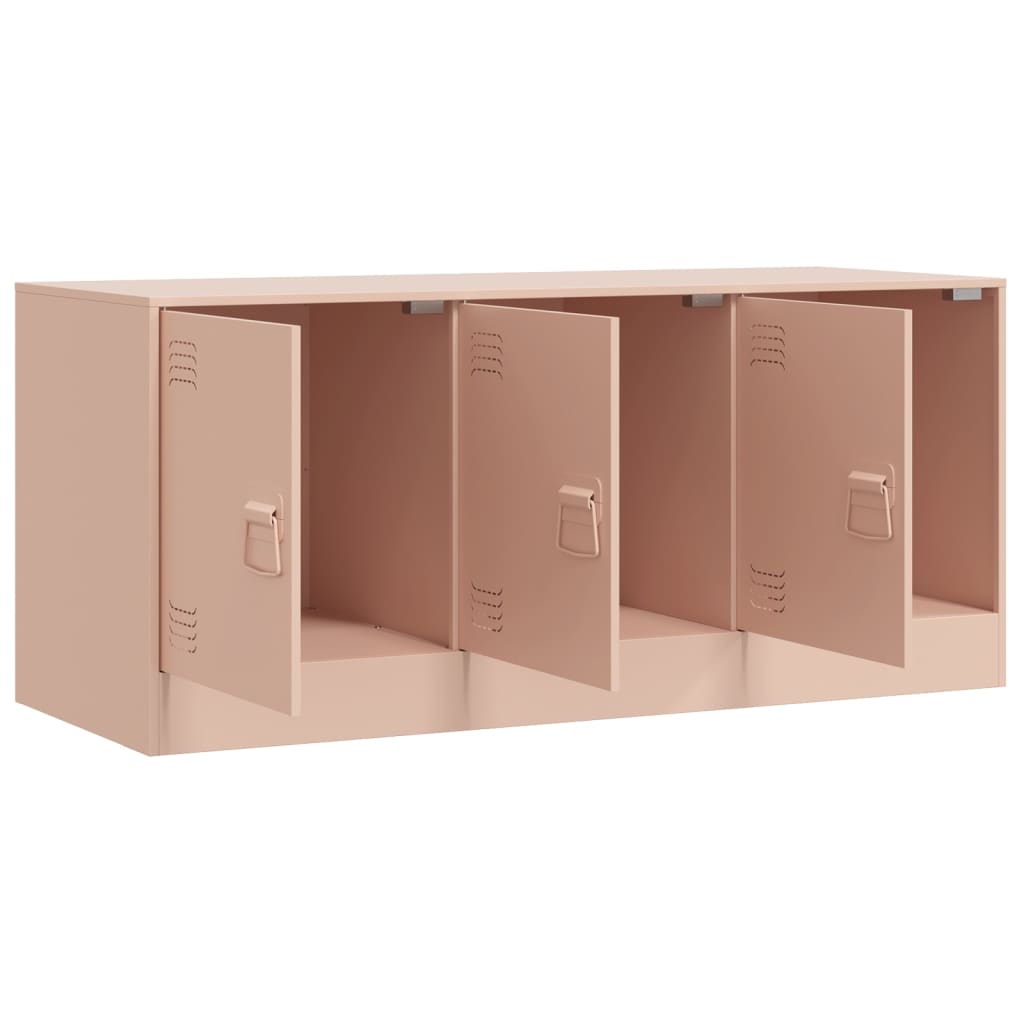 Mobile Porta TV Rosa 99x39x44 cm in Acciaio | homemem39