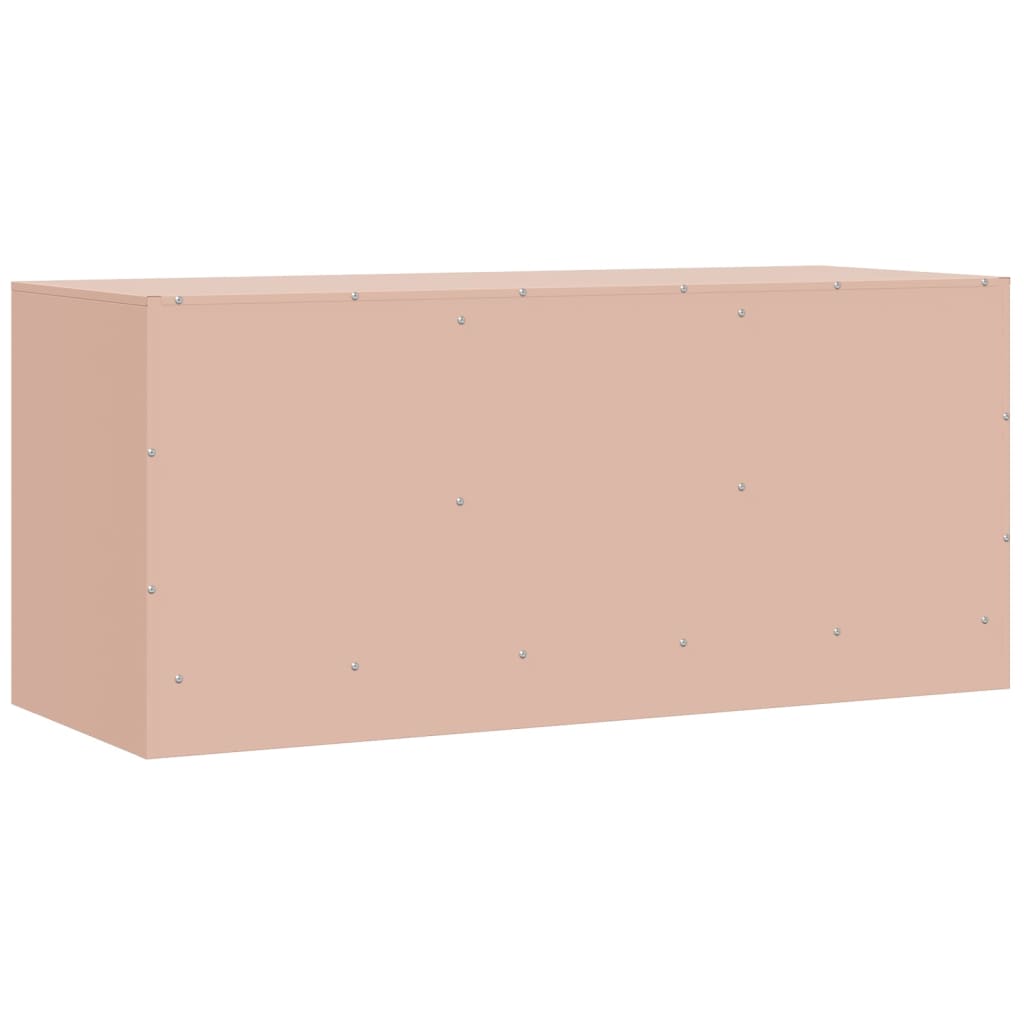 Mobile Porta TV Rosa 99x39x44 cm in Acciaio | homemem39