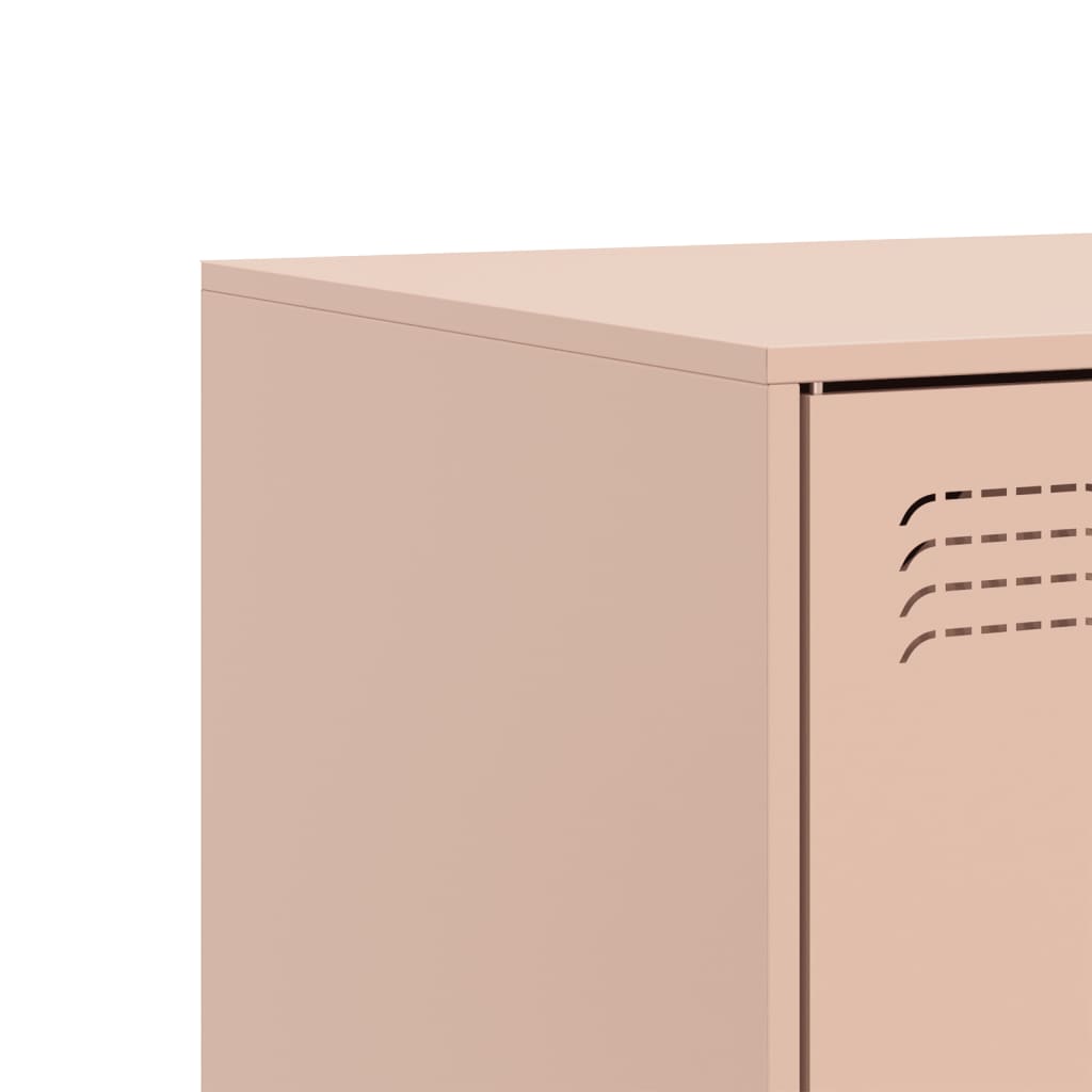Mobile Porta TV Rosa 99x39x44 cm in Acciaio | homemem39