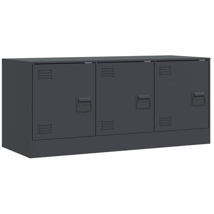 Mobile Porta TV Antracite 99x39x44 cm in Acciaio | homemem39