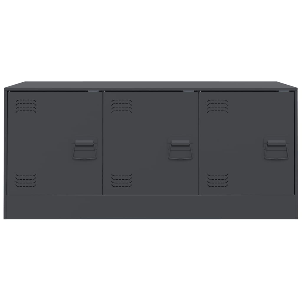 Mobile Porta TV Antracite 99x39x44 cm in Acciaio | homemem39