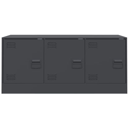 Mobile Porta TV Antracite 99x39x44 cm in Acciaio | homemem39