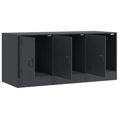 Mobile Porta TV Antracite 99x39x44 cm in Acciaio | homemem39