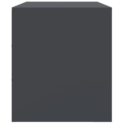 Mobile Porta TV Antracite 99x39x44 cm in Acciaio | homemem39
