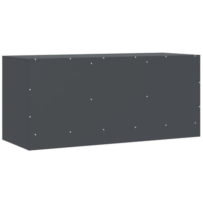 Mobile Porta TV Antracite 99x39x44 cm in Acciaio | homemem39