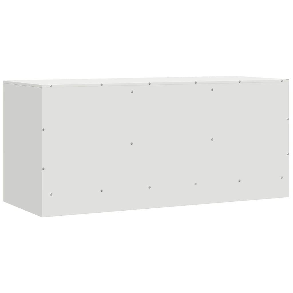 Mobile Porta TV Bianco 99x39x44 cm in Acciaio | homemem39