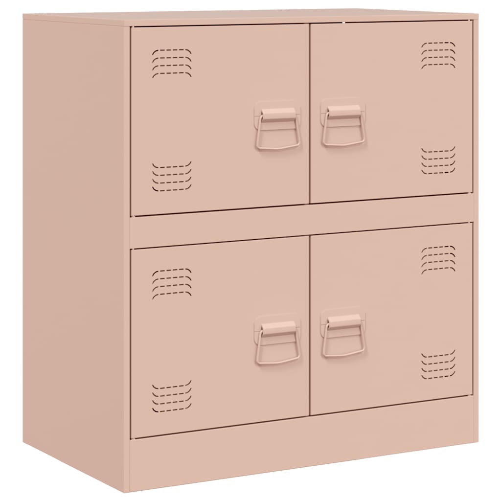 Credenza Rosa 67x39x73 cm in Acciaio - homemem39
