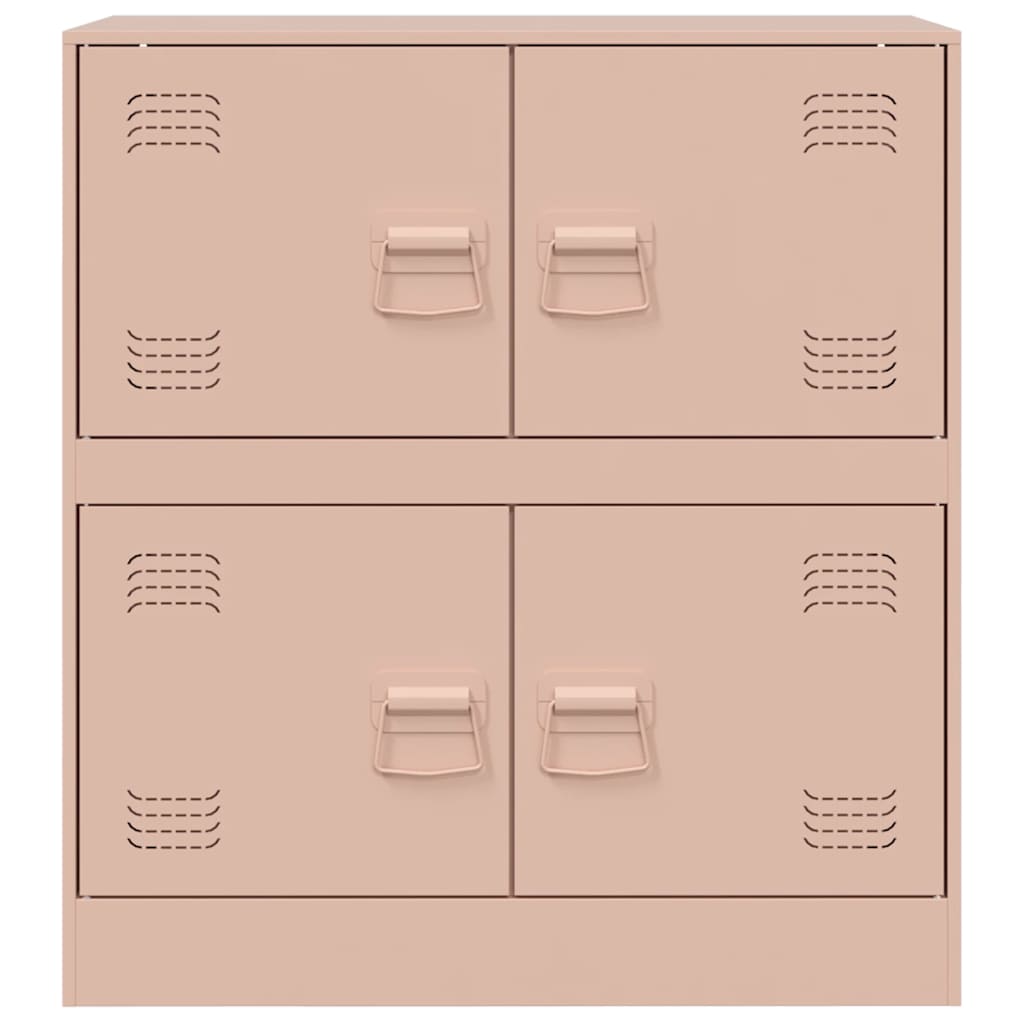 Credenza Rosa 67x39x73 cm in Acciaio - homemem39